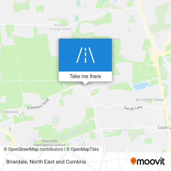 Briardale map