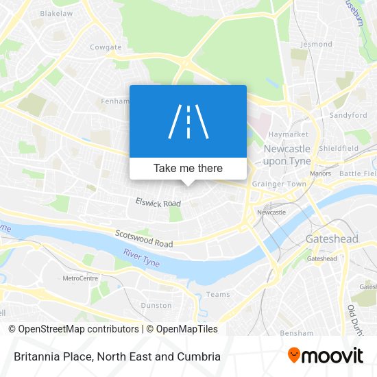 Britannia Place map