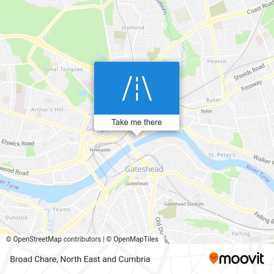 Broad Chare map