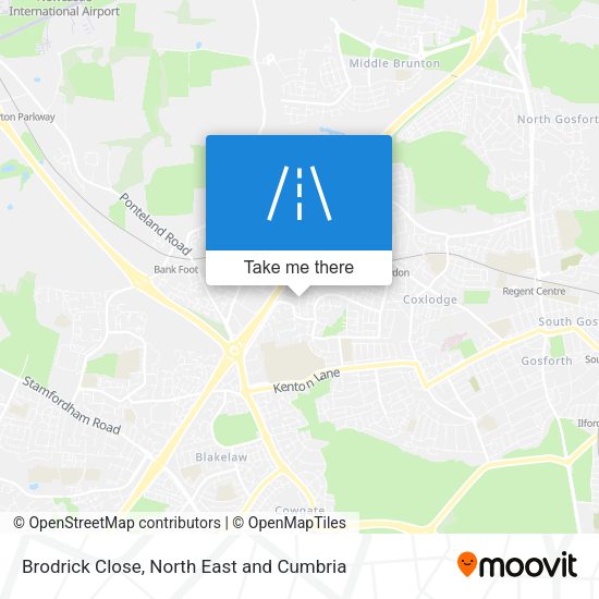 Brodrick Close map