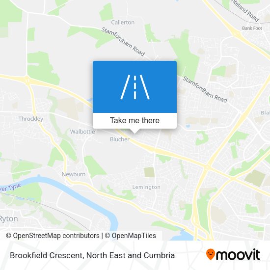 Brookfield Crescent map