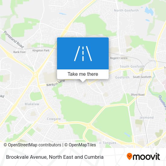 Brookvale Avenue map