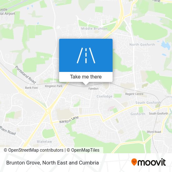Brunton Grove map