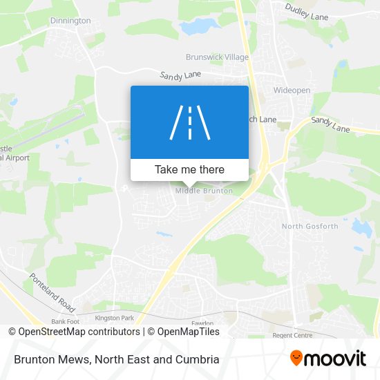 Brunton Mews map