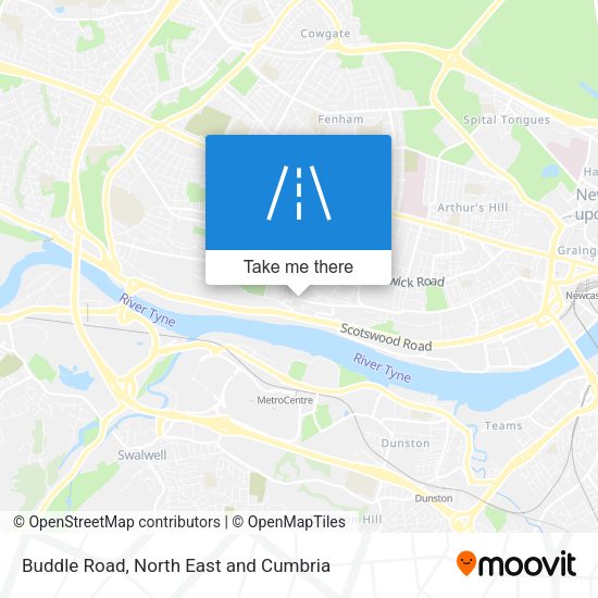 Buddle Road map