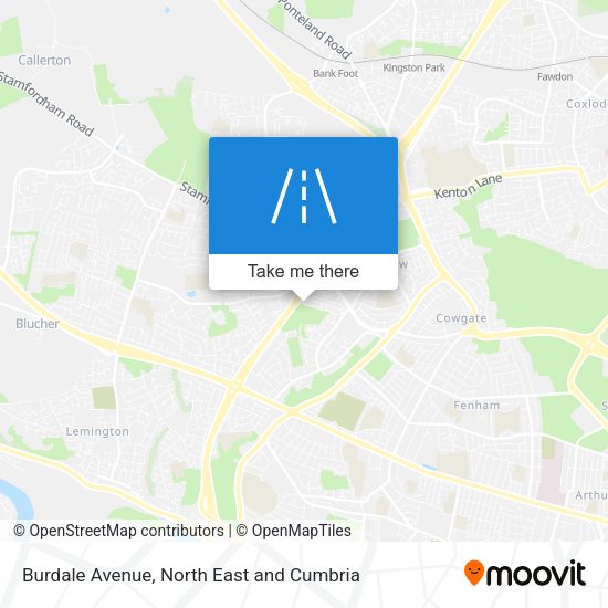 Burdale Avenue map