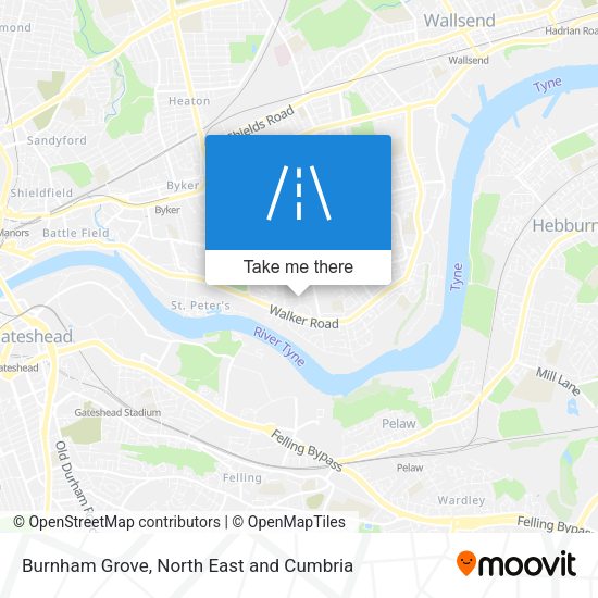 Burnham Grove map