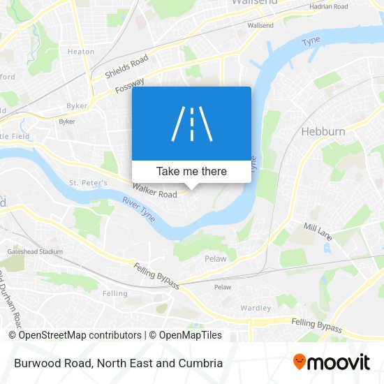 Burwood Road map
