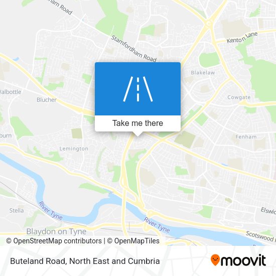 Buteland Road map
