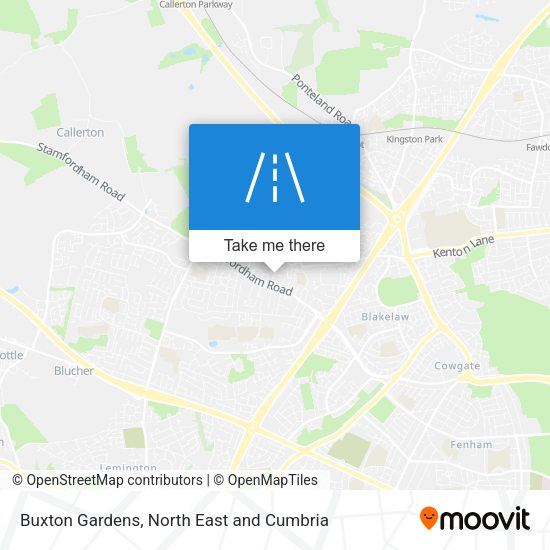 Buxton Gardens map