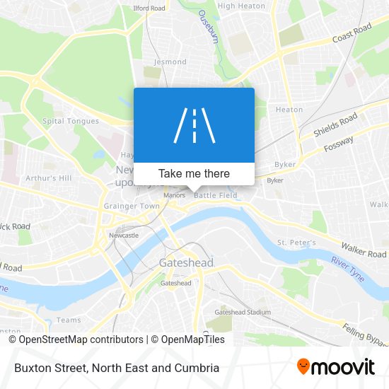 Buxton Street map