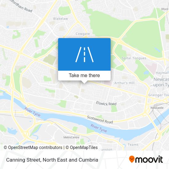 Canning Street map