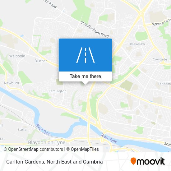 Carlton Gardens map