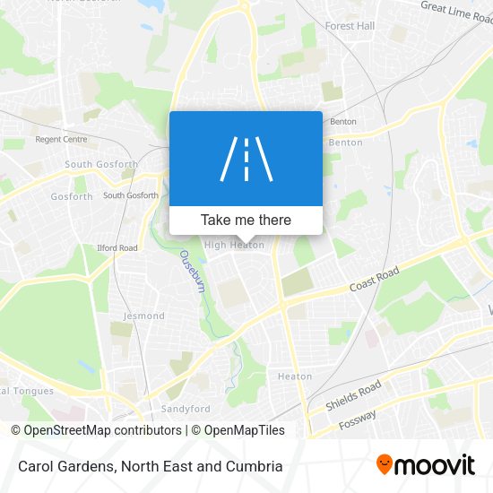 Carol Gardens map