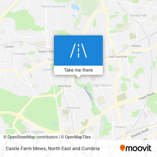 Castle Farm Mews map