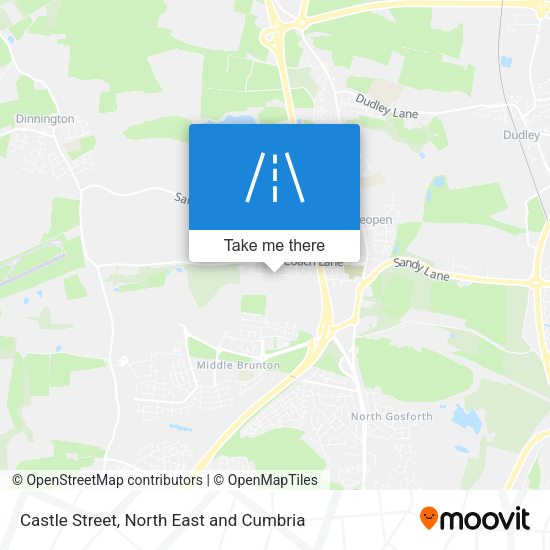 Castle Street map
