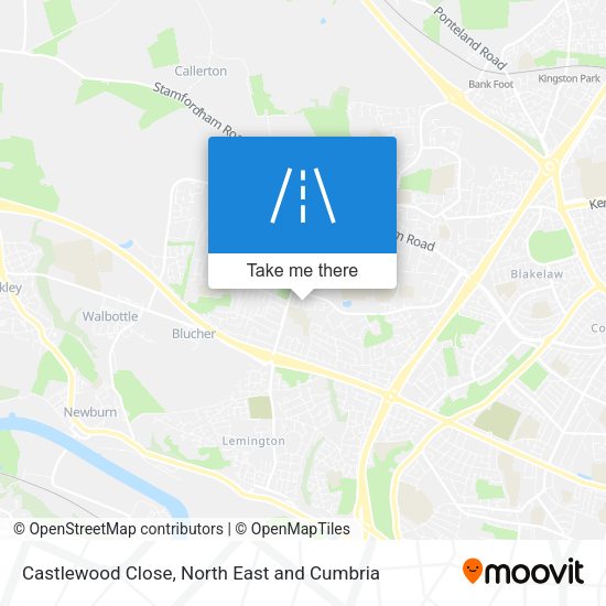 Castlewood Close map