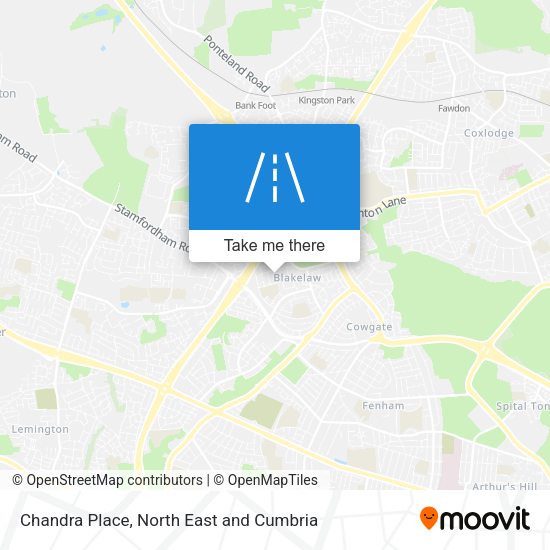 Chandra Place map