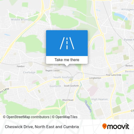 Cheswick Drive map