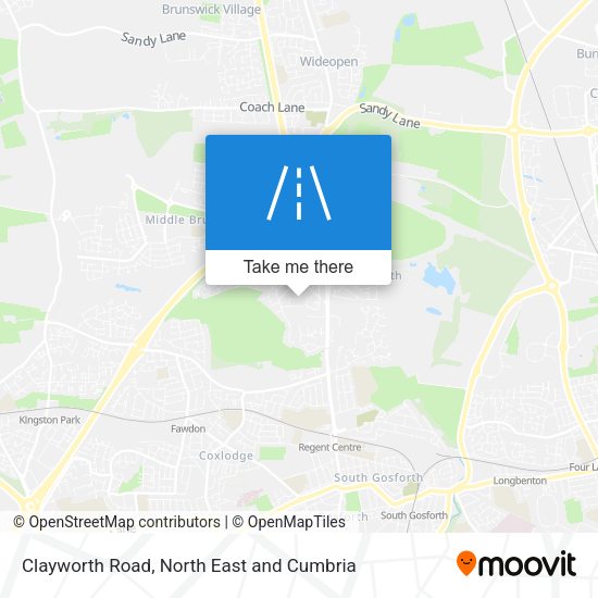 Clayworth Road map