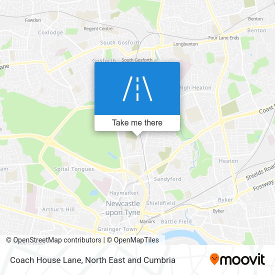 Coach House Lane map