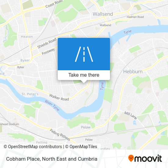 Cobham Place map