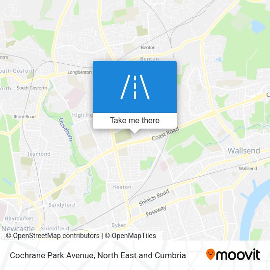 Cochrane Park Avenue map