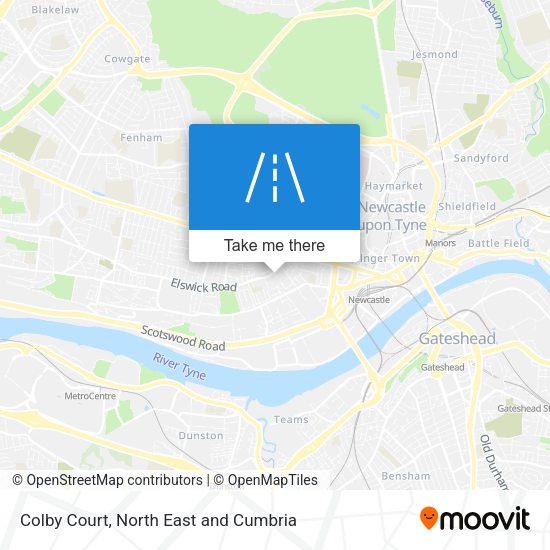 Colby Court map