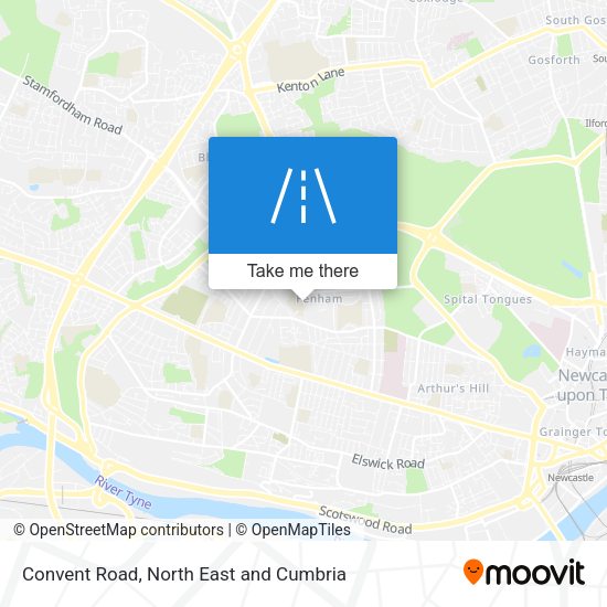Convent Road map