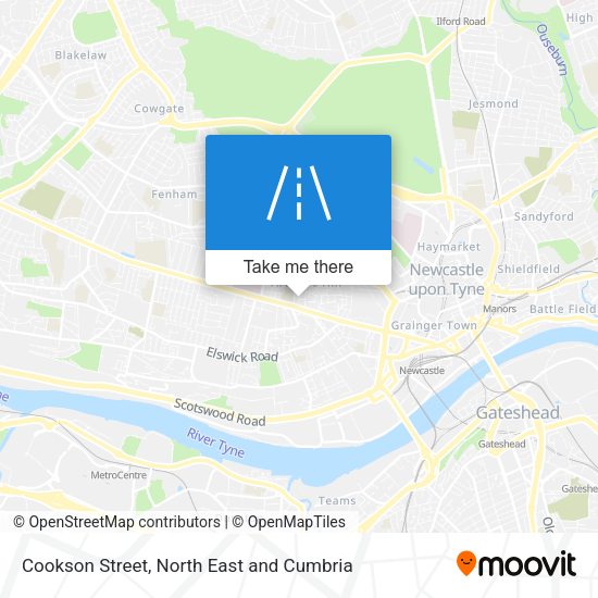 Cookson Street map