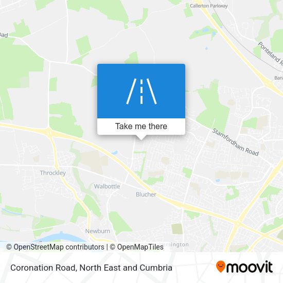 Coronation Road map