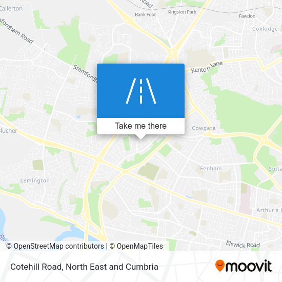 Cotehill Road map