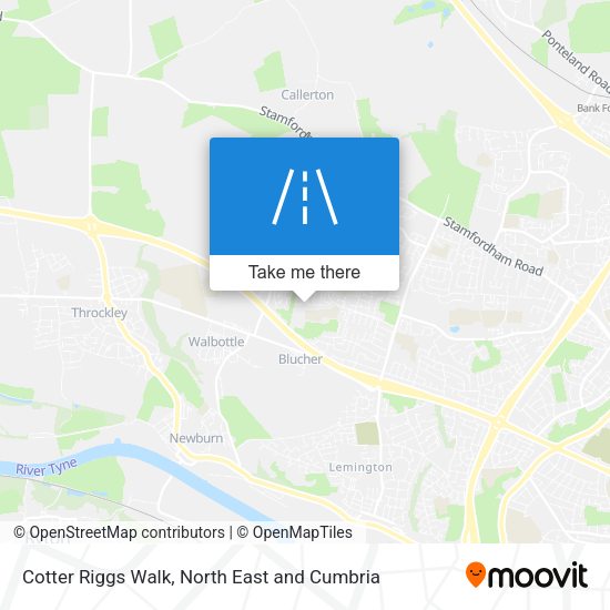 Cotter Riggs Walk map