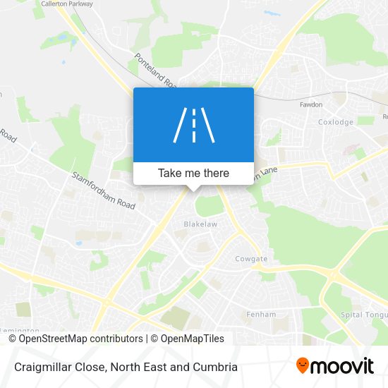 Craigmillar Close map