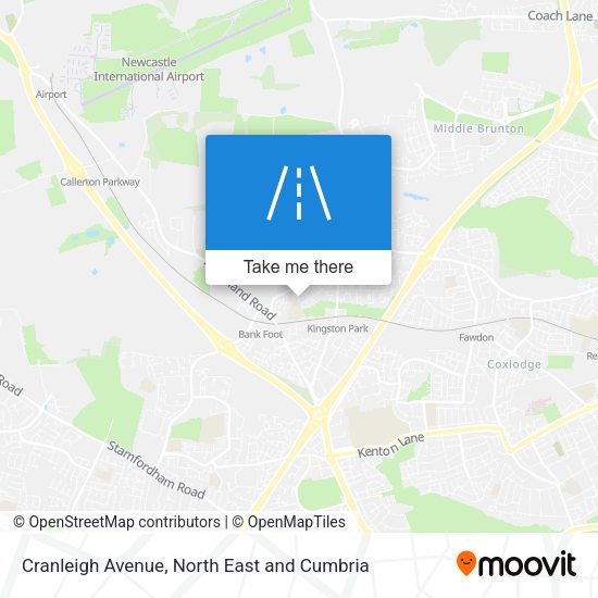 Cranleigh Avenue map