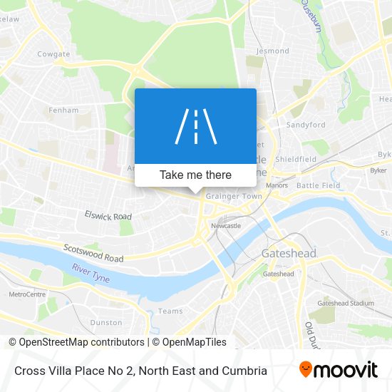 Cross Villa Place No 2 map