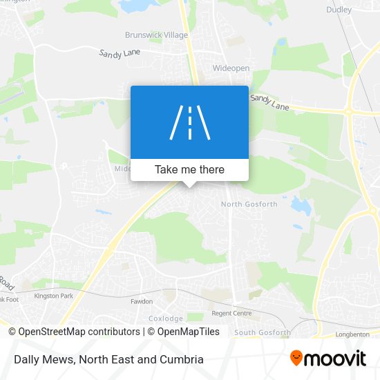 Dally Mews map