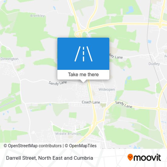 Darrell Street map