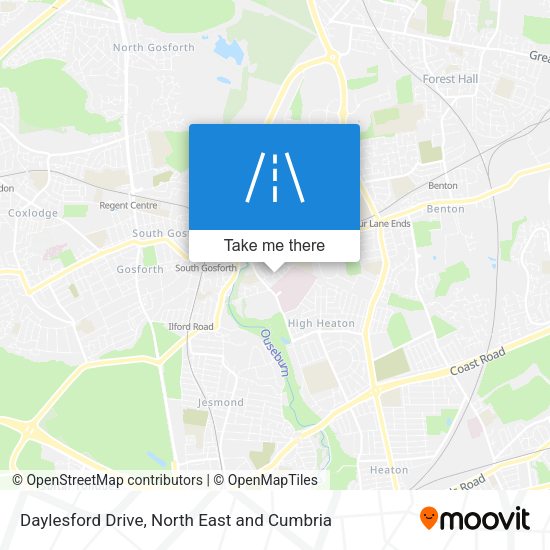 Daylesford Drive map