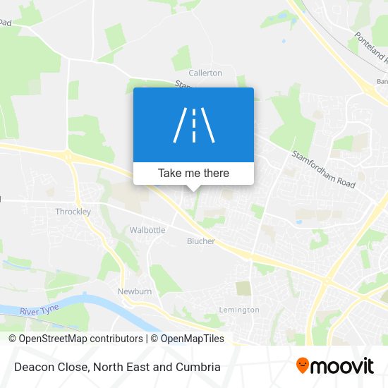 Deacon Close map