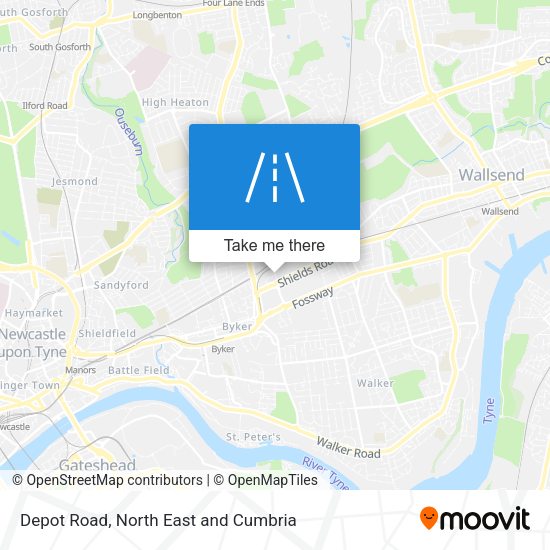 Depot Road map