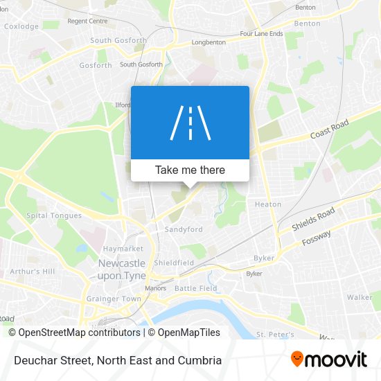 Deuchar Street map