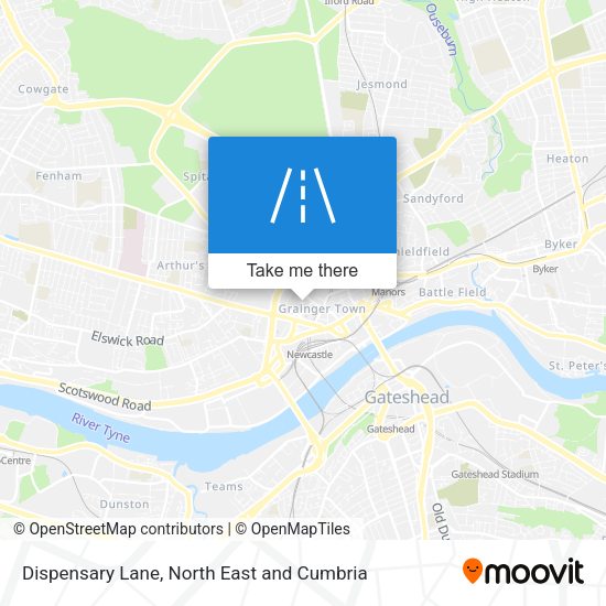 Dispensary Lane map