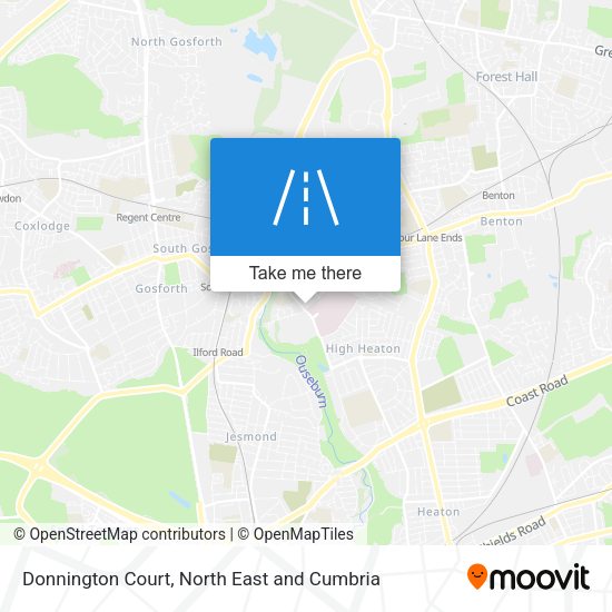 Donnington Court map