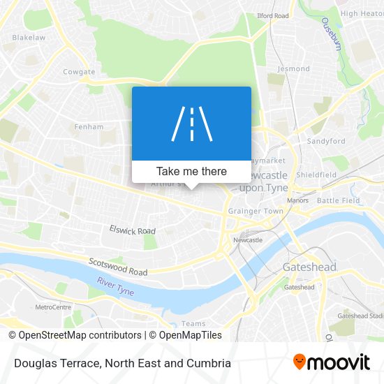 Douglas Terrace map