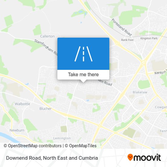 Downend Road map