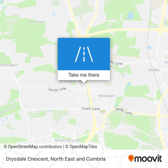 Drysdale Crescent map