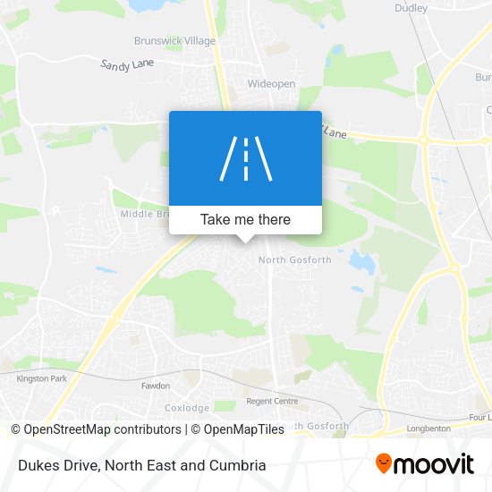 Dukes Drive map