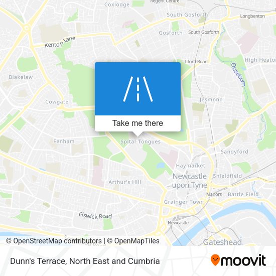 Dunn's Terrace map