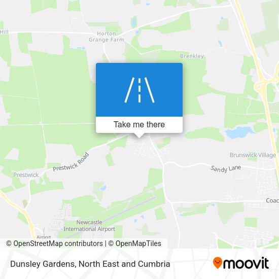 Dunsley Gardens map